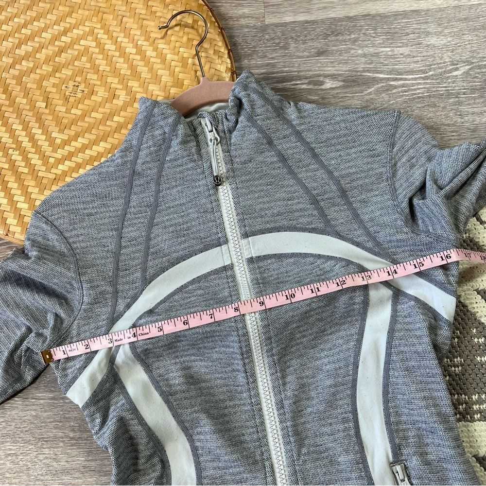 Lululemon Define Jacket Gray Herringbone - image 7